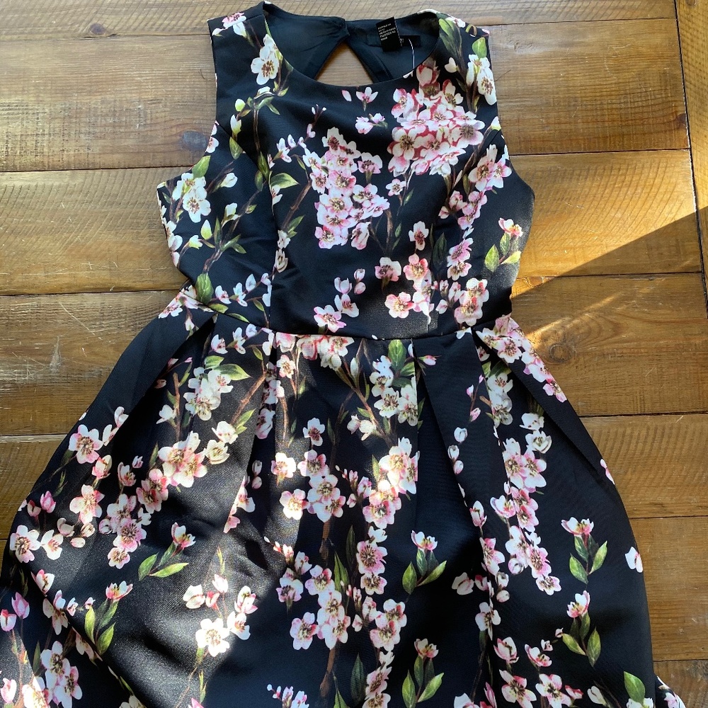 Forever 21 Floral Mini Fit and Flare Dress